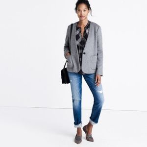 Madewell Carrington Wool Blazer Gray Size XXS